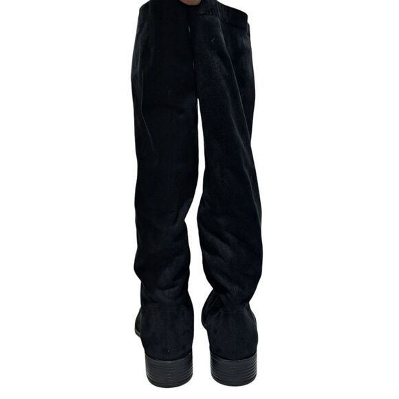 Bussola Siena Whimsygoth Microtec Soft Suede Goth Riding Boots 39 US 8-8:5 Black - Picture 12 of 17